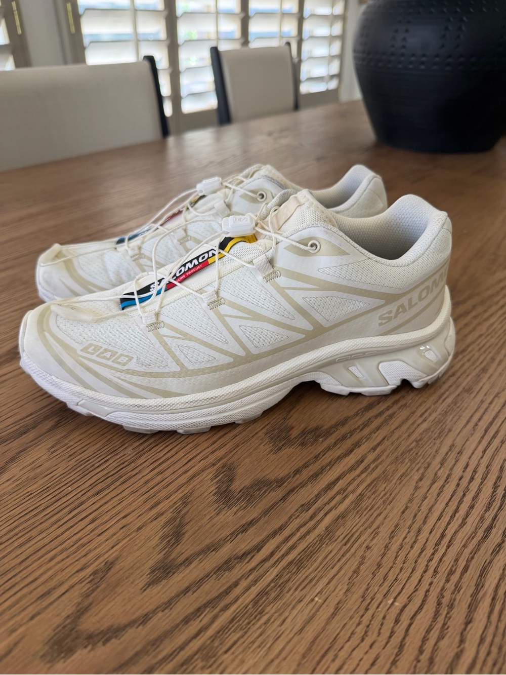 Salomon Women’s Cream/White Trail Sneakers